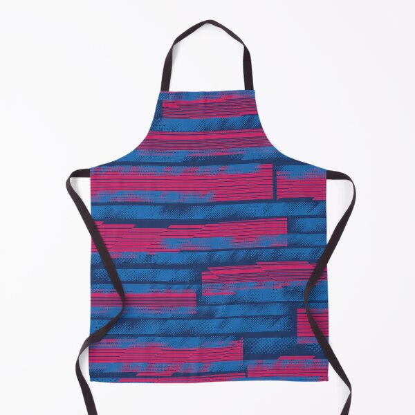 Item preview, Cyberpunk Glitch Halftone Grid Navy Blue and Pink Pattern designed and sold by ImStickerHappy.
