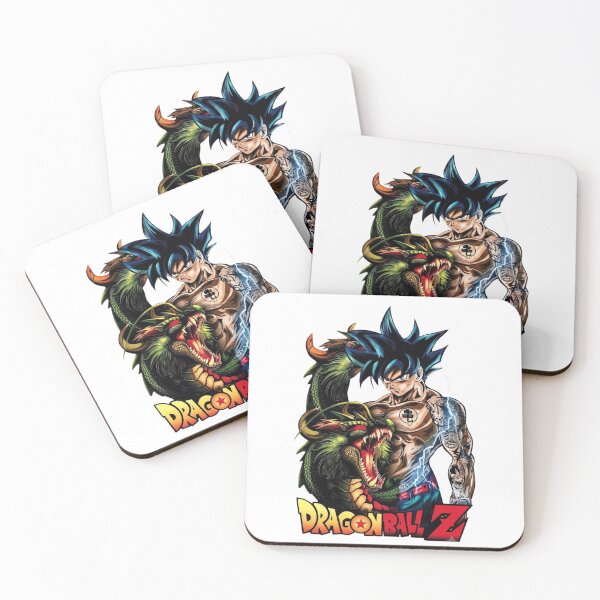 Item preview, Goku Tattooed Super Saiyan with Shenron Dragon Ball Z Graphic designed and sold by FreakToons.