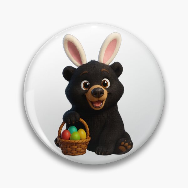 Item preview, Easter Black Bear designed and sold by Sillytoe.