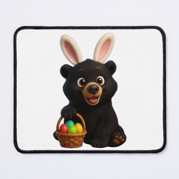 Item preview, Easter Black Bear designed and sold by Sillytoe.