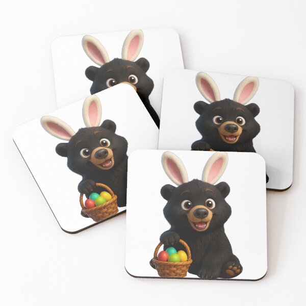 Item preview, Easter Black Bear designed and sold by Sillytoe.