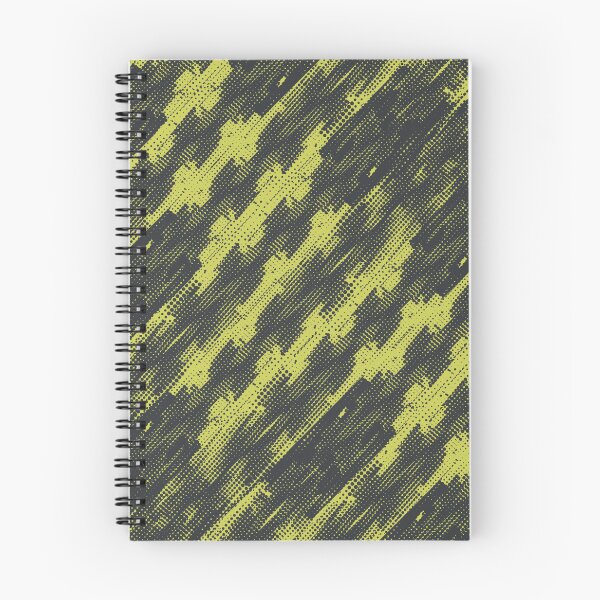 Item preview, Urban Camo Halftone Glitch Notebook and Student Gear Pattern designed and sold by ImStickerHappy.