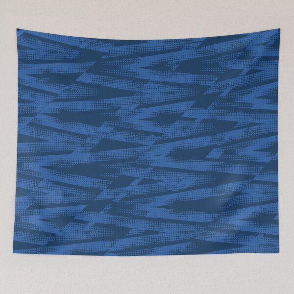 Item preview, Athletic Blue Speed Stripes Notebook and Student Athlete Pattern designed and sold by ImStickerHappy.
