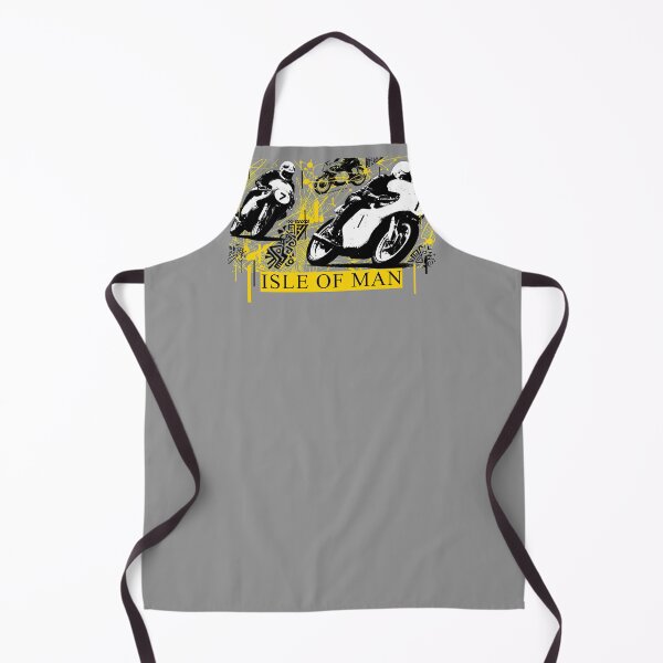 Item preview, Isle of Man TT Abstract Yellow Splatter Motorcycle Racing designed and sold by KiwiRider.