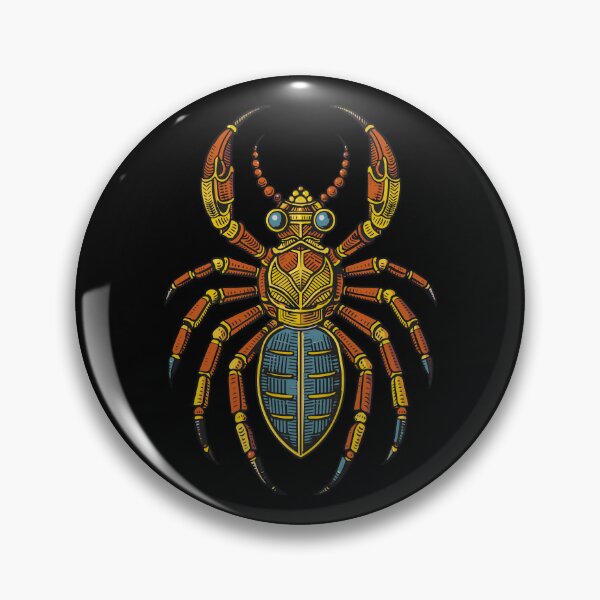Item preview, Friendly Colorburst Spider – Cute Anti‑Phobia Design designed and sold by zoliartdesign.