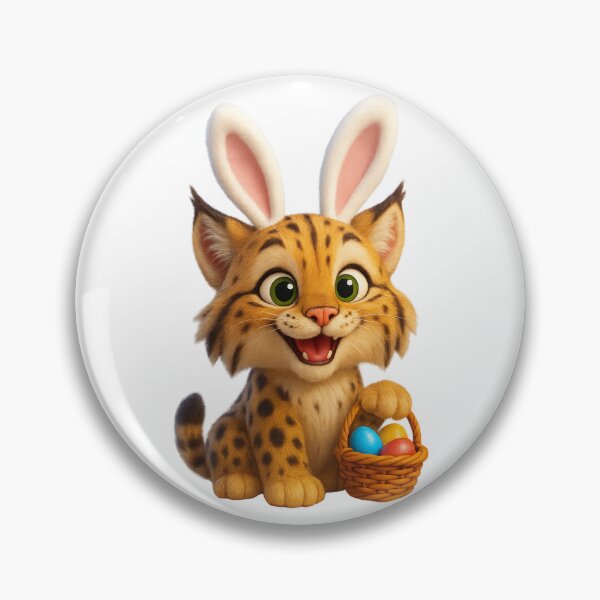 Item preview, Easter Bobcat designed and sold by Sillytoe.