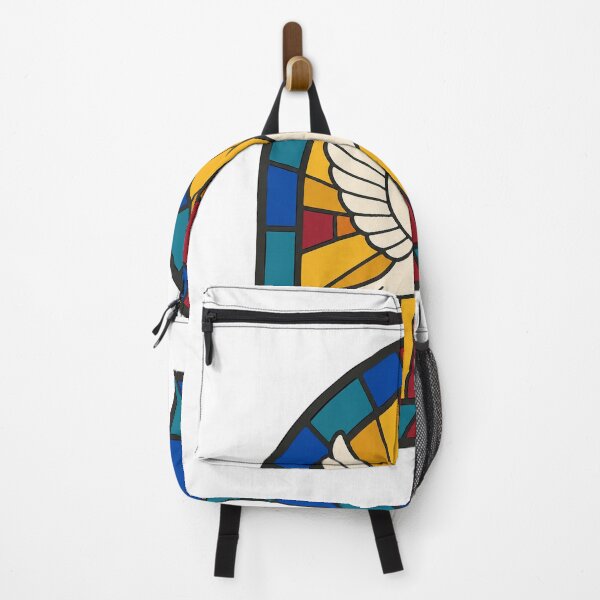 Item preview, Stained Glass Dove and Olive Branch Church Window designed and sold by eignvalue.