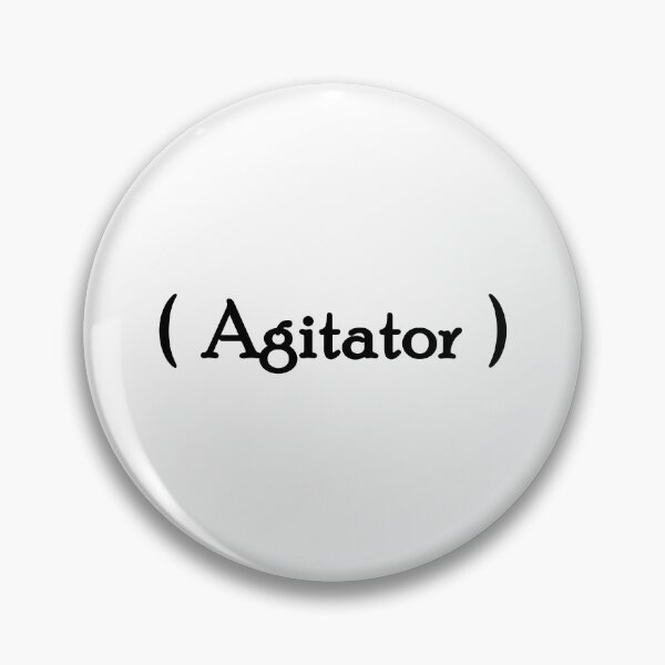 Item preview, Iconic Label - "Agitator" Black Lettering designed and sold by cousinbessie.