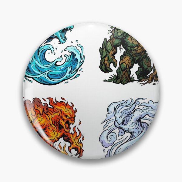 Item preview, Avatar Last Airbender Elements designed and sold by SaliSoul.