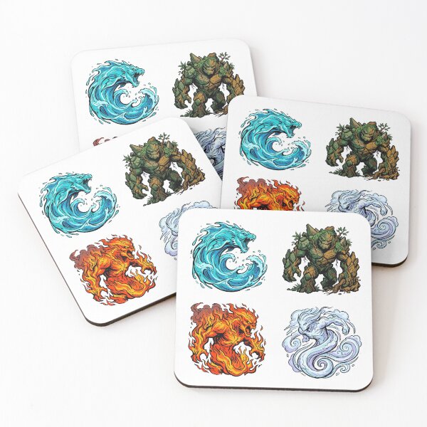 Item preview, Avatar Last Airbender Elements designed and sold by SaliSoul.