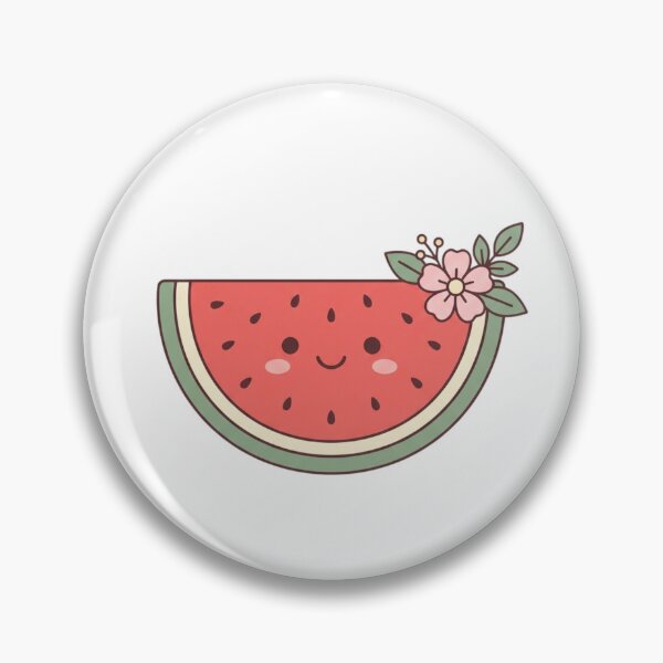 Item preview, Cute Kawaii Watermelon Slice Floral Art designed and sold by ajamzbox.