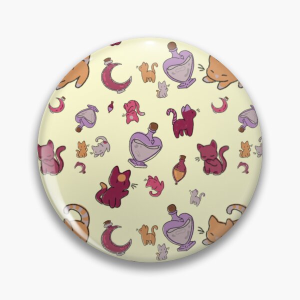 Item preview, Motivo Felino Vintage – Gattini e Boccette su Fondo Crema⁠ designed and sold by Gioxoxx18.