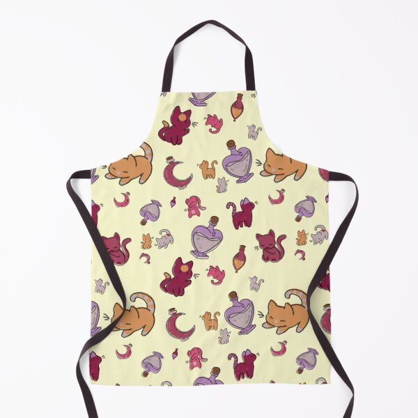 Item preview, Motivo Felino Vintage – Gattini e Boccette su Fondo Crema designed and sold by Gioxoxx18.