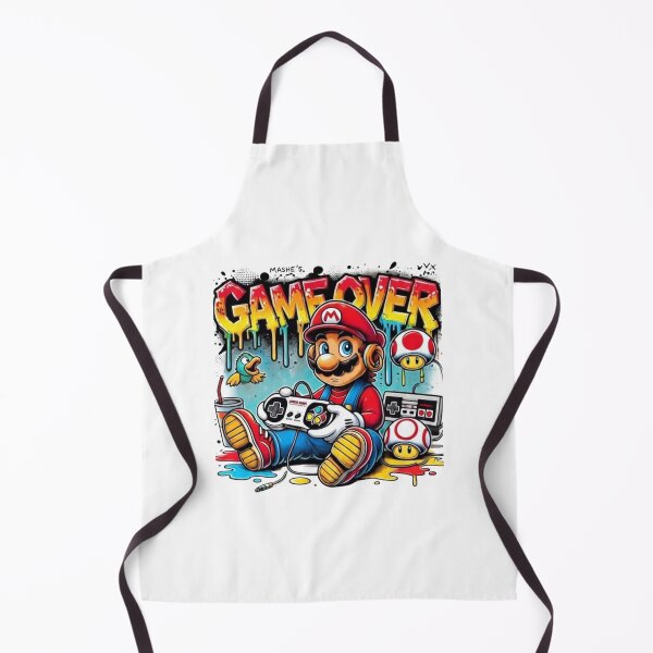 Item preview, Mario Game Over Street Graffiti Art Gamer Illustration designed and sold by FreakToons.