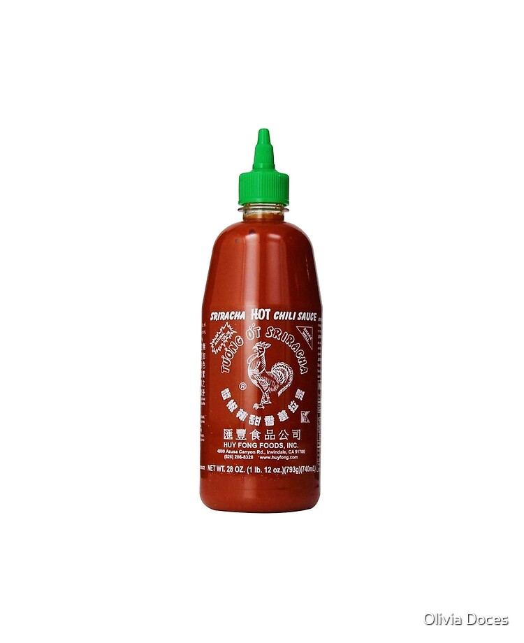  Pocket Sriracha Mini Sriracha Hot Sauce Bottle