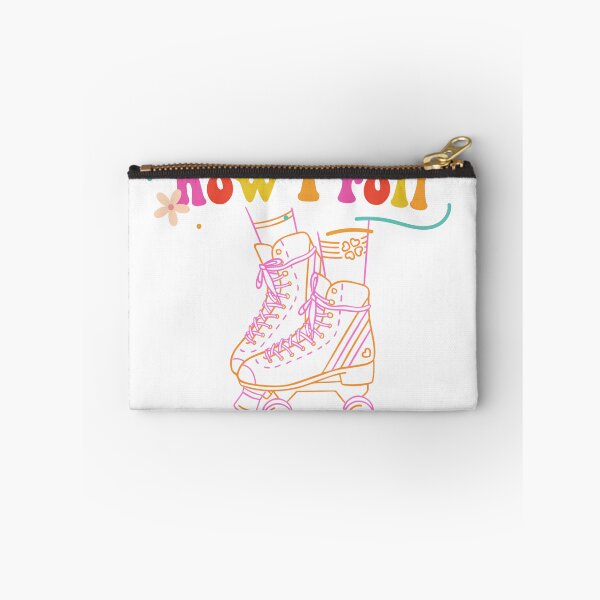 Item preview, This Is How I Roll – Retro Neon Roller Skate Design designed and sold by MartoonbagCorp.