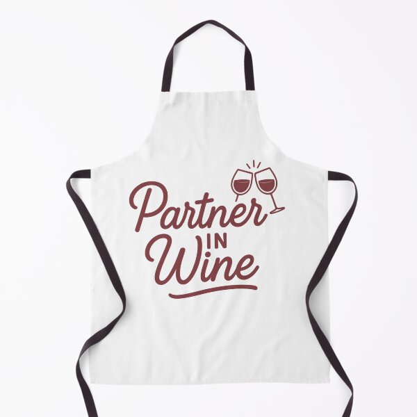 Item preview, Partner in Wine – Funny Wine Lover Quote | Cheers to Friendship & Good Times designed and sold by SoulThread Studio.