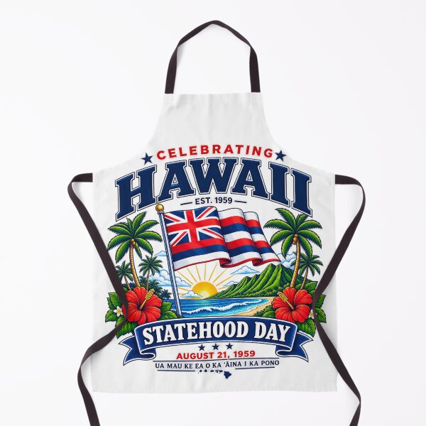 Item preview, Vintage Hawaii Statehood Day 1959 | Aloha Hawaiian Flag Tropical Retro Design designed and sold by Cellara91.