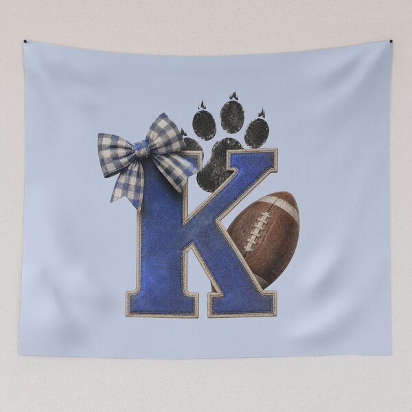 Item preview, Vintage Look Womens Preppy Kentucky Blue K School Football  designed and sold by JaymeOctober.