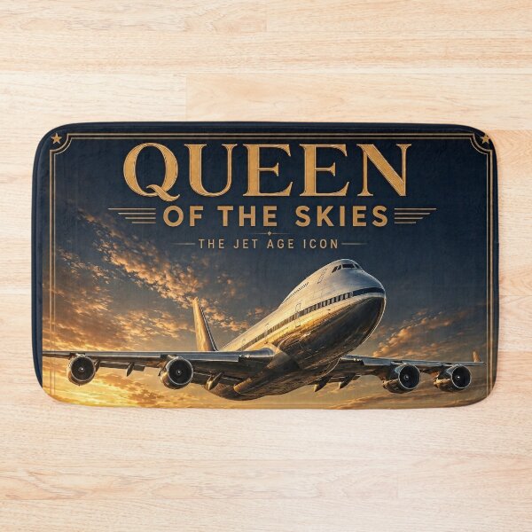 Artikelvorschau, Queen of the Skies – The Jet Age Icon entworfen und verkauft von thirtyonestars.