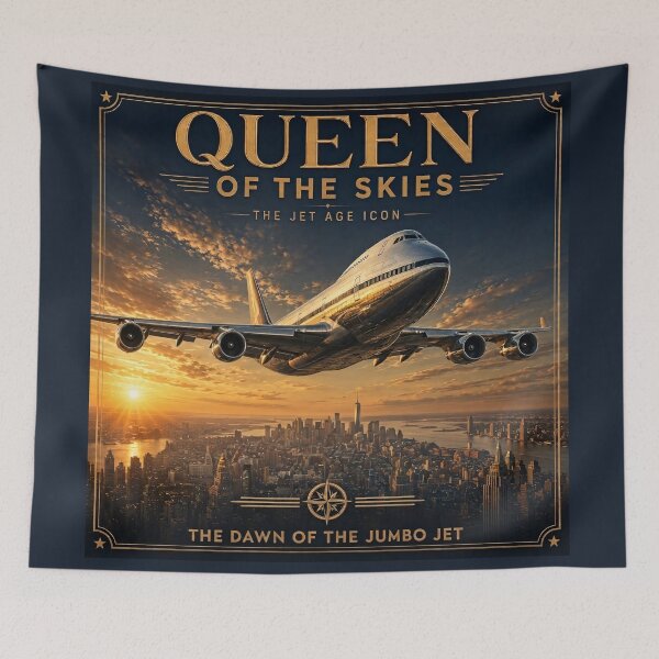 Item preview, Queen of the Skies – The Jet Age Icon designed and sold by thirtyonestars.