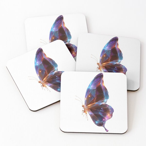 Item preview, Glowing Geometric Glaxy Butterfly Art  designed and sold by LC&LCPlatform.
