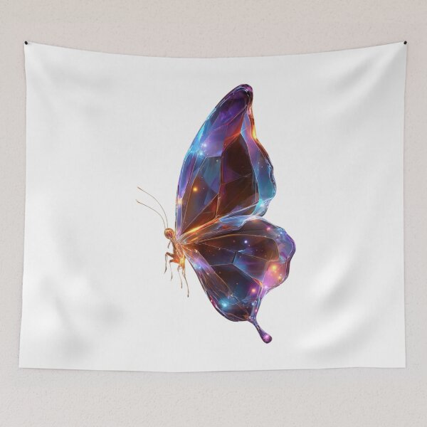 Item preview, Glowing Geometric Glaxy Butterfly Art  designed and sold by LC&LCPlatform.