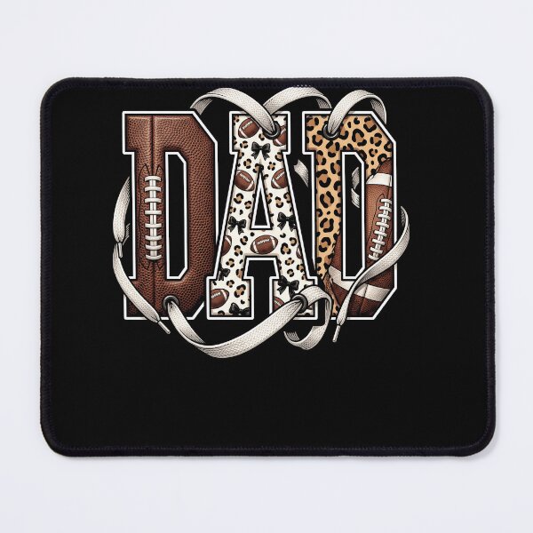 Item preview, Retro Football Mom Leopard Print Game Day Sports Typography designed and sold by ArcaneArtistry.