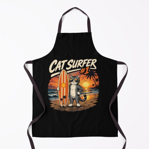 Item preview, Cat Surfer number 1 designed and sold by Konvero.