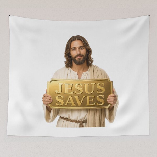 Item preview, Jesus Saves designed and sold by BestCoolStuff.