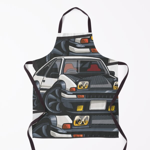 Aperçu de l'œuvre Sticker graphique de voiture de drift JDM AE86 Trueno de dessin animé créée et vendue par ImStickerHappy.