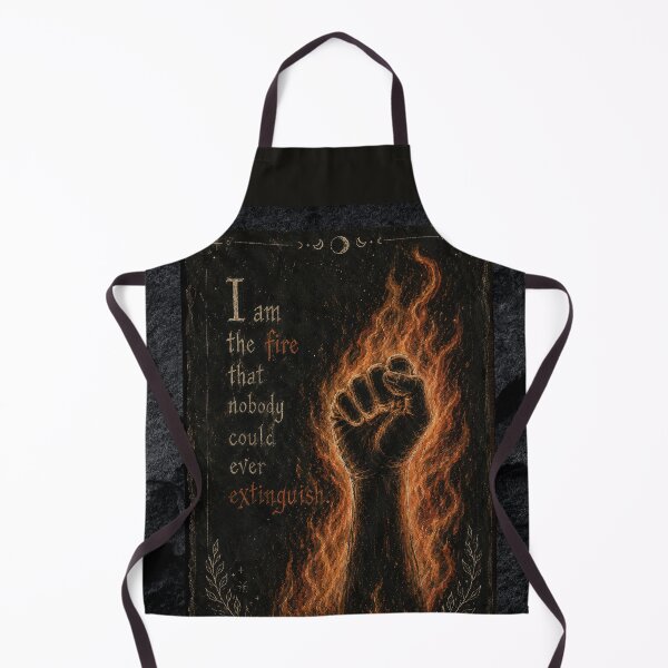 Item preview, I Am the Fire Nobody Could Ever Extinguish – Witchy Gothic Art designed and sold by GraveyardGlam.