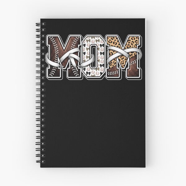 Item preview, Baseball Mom Leopard Print Bow Vintage Sports Mom Design designed and sold by ArcaneArtistry.