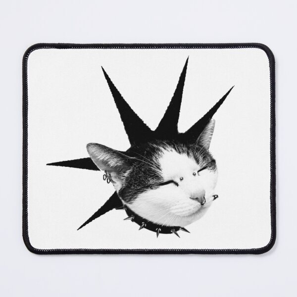 Item preview, Punk Rock Cat with Spiky Mohawk designed and sold by Art_Redbel.