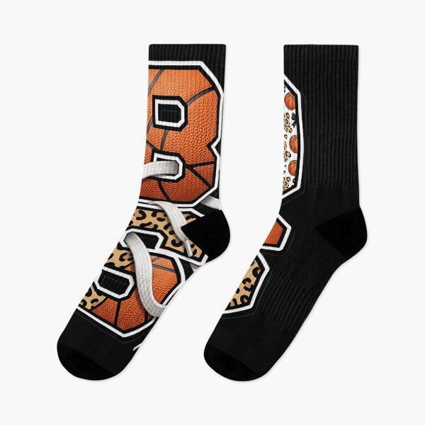 Item preview, Retro Basketball Leopard Print Varsity Number Bow Design designed and sold by ArcaneArtistry.