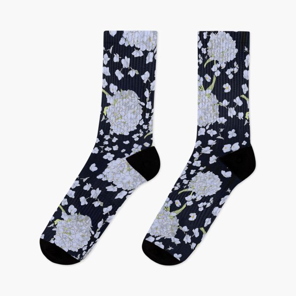 Item preview, Pattern - Hand-drawn Moody Gothic Hydrangea designed and sold by Eejee-SK.