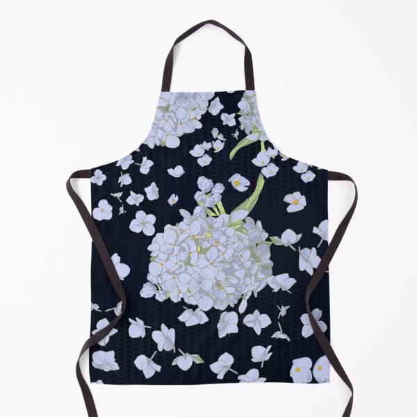 Item preview, Pattern - Hand-drawn Moody Gothic Hydrangea designed and sold by Eejee-SK.