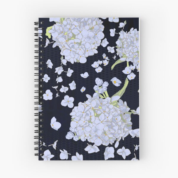 Item preview, Pattern - Hand-drawn Moody Gothic Hydrangea designed and sold by Eejee-SK.
