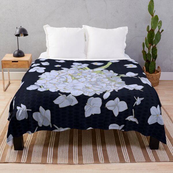 Item preview, Pattern - Hand-drawn Moody Gothic Hydrangea designed and sold by Eejee-SK.