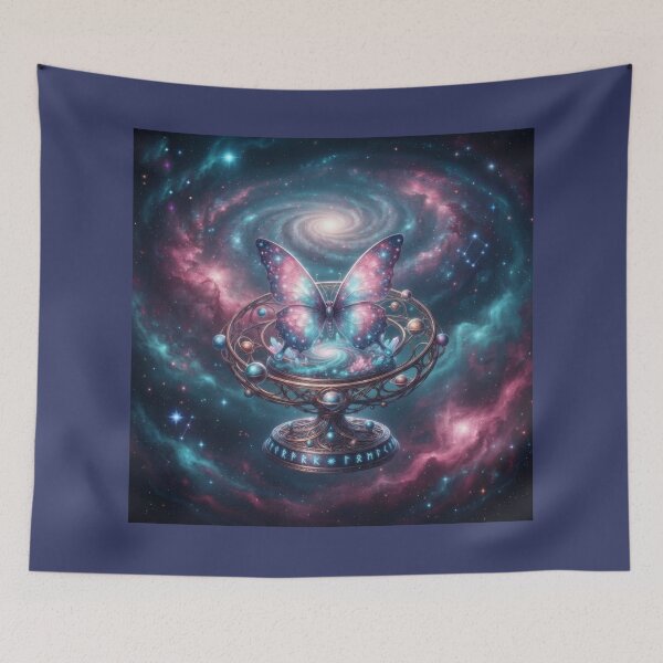 Item preview, Cosmic butterfly inside a mechanical planetarium within the universe designed and sold by Azurart2.