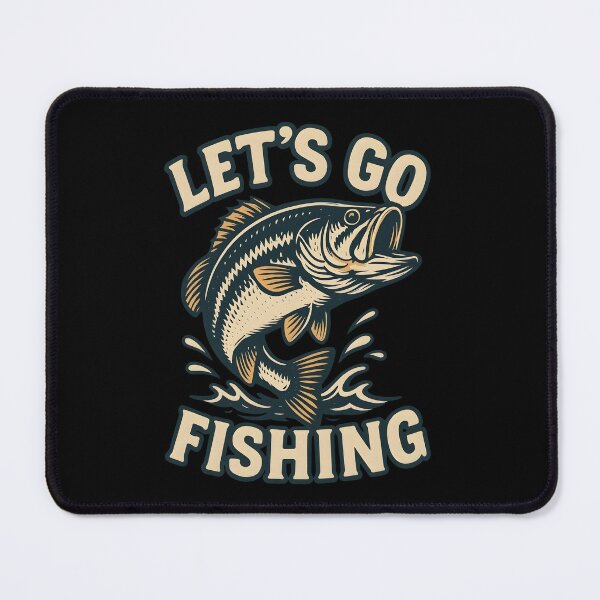 Item preview, Lets Go Fishing Vintage Bass Fisherman designed and sold by Photo-Sphere101.