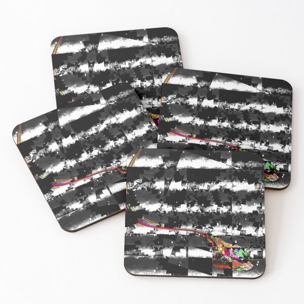 Item preview, Psychedelic Digital Distortion - Monochrome Glitch Art with Prism Light designed and sold by MAMA.art.Rio <Marsailhe_Milward>.