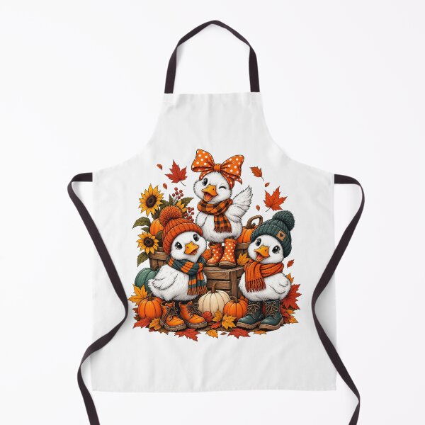 Item preview, Autumn Duck Friends – Cute Fall Ducks in Cozy Sweaters designed and sold by afr-saad.