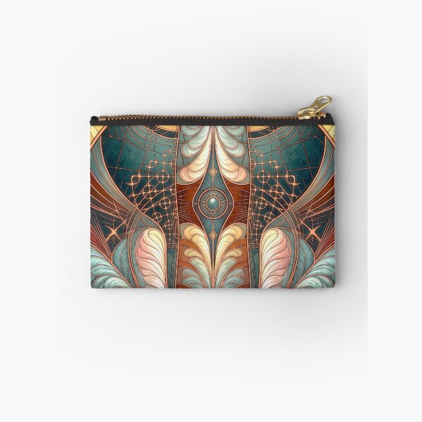 Item preview, Art Nouveau Stained Glass Feathers Elegance designed and sold by Frackxion.