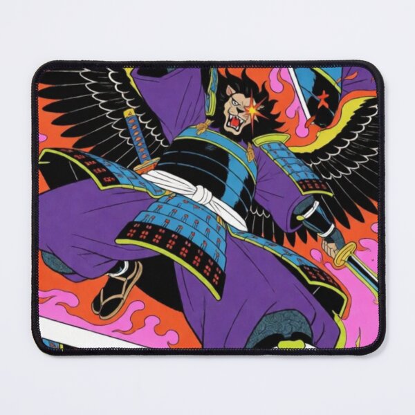 Item preview, Winged Samurai Lion with a Flaming Blade (V2) designed and sold by SabaMirzique.