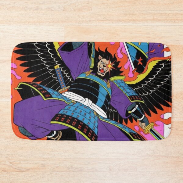 Item preview, Winged Samurai Lion with a Flaming Blade (V2) designed and sold by SabaMirzique.