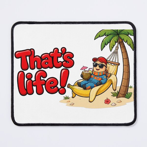 Item preview, That's Life! Chill Worm In Banana Hammock - Beach Design designed and sold by Surviving Monday Club.