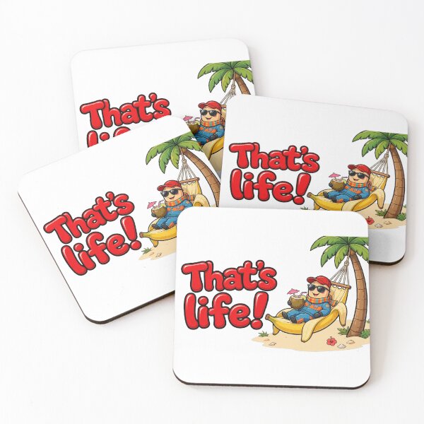 Item preview, That's Life! Chill Worm In Banana Hammock - Beach Design designed and sold by Surviving Monday Club.