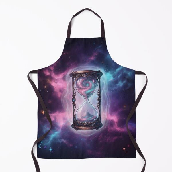 Item preview, Floating hourglass in galactic space designed and sold by Azurart2.