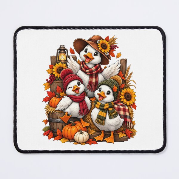 Item preview, Cute Autumn Ducks – Cozy Fall Friends designed and sold by afr-saad.